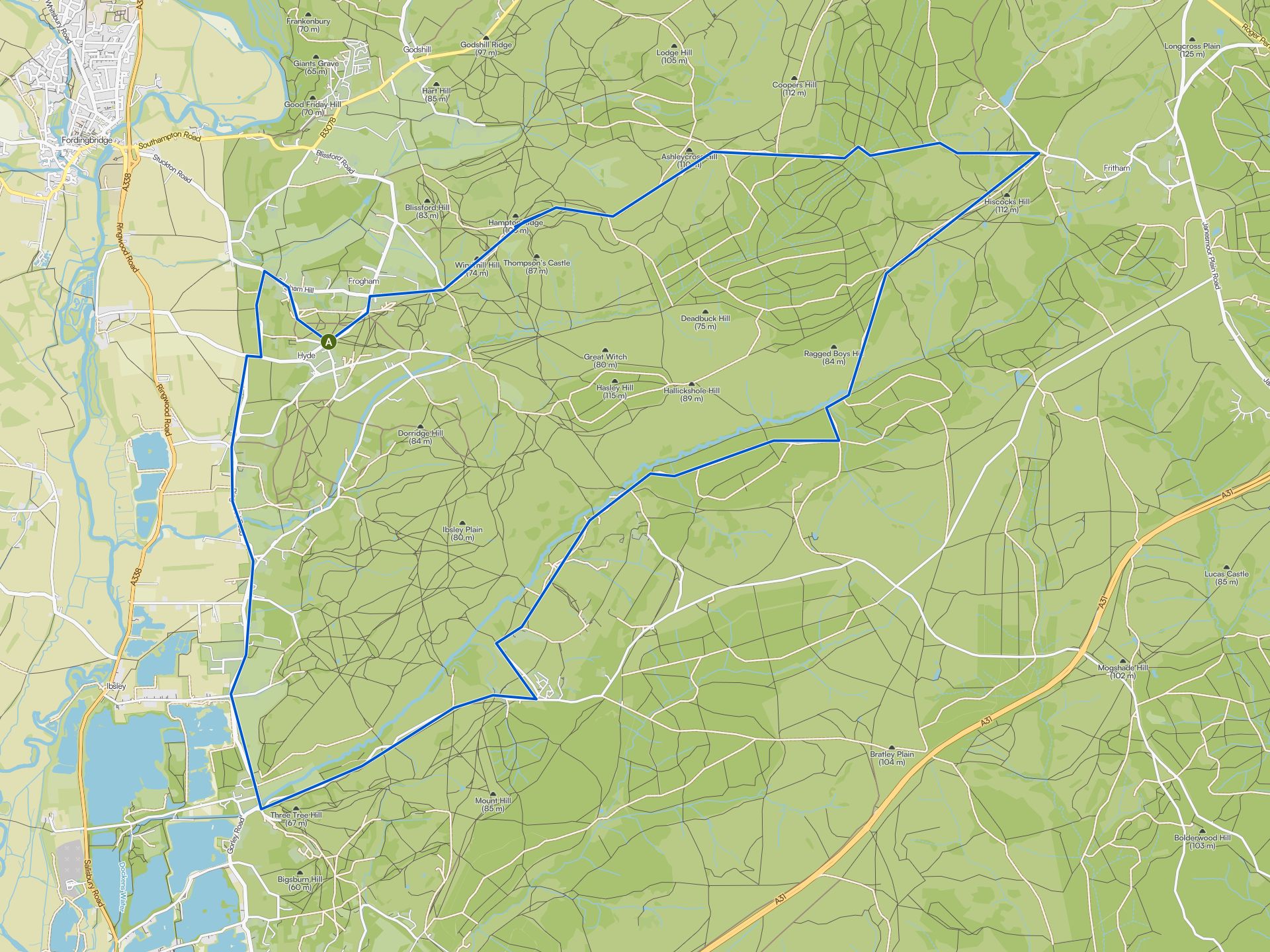 The best gravel rides around Fordingbridge | Komoot
